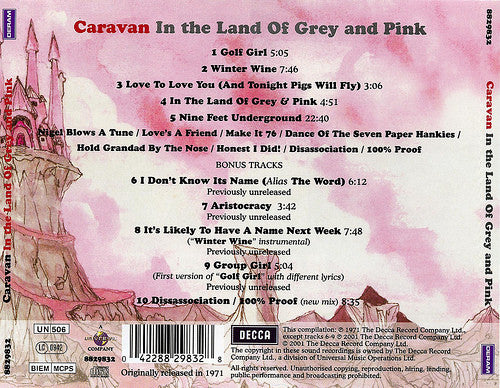 Caravan : In The Land Of Grey And Pink (CD, Album, RE, RM)