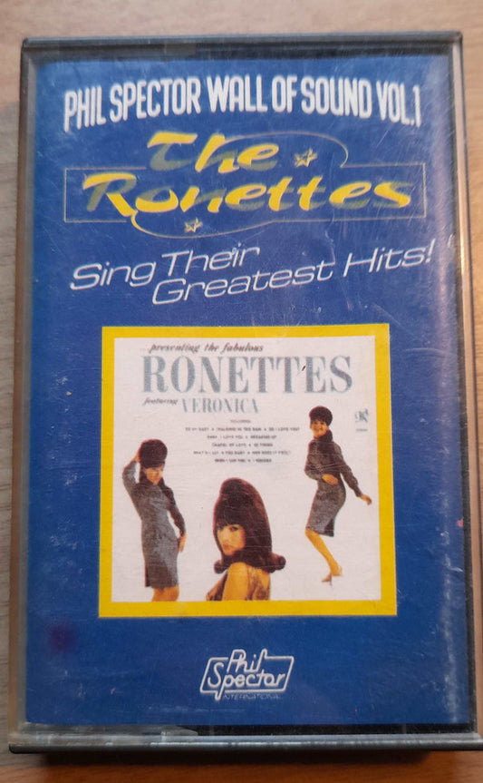 The Ronettes : The Ronettes Sing Their Greatest Hits With The Phil Spector Wall Of Sound Vol. 1  (Cass, Album, RE)