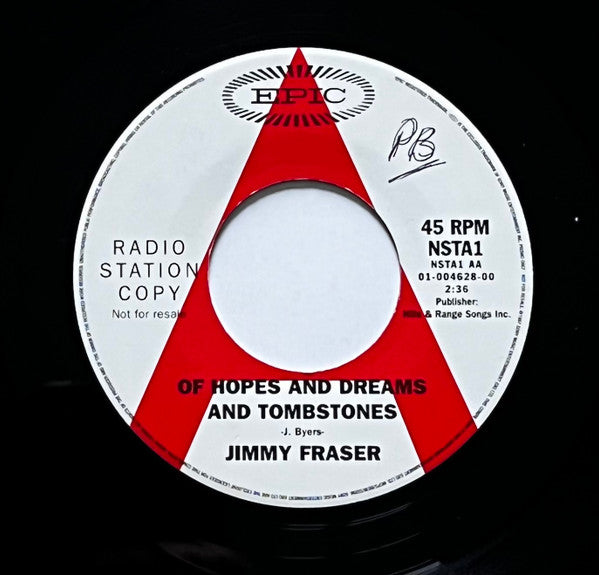 Jimmy Fraser / Patti Austin : Of Hopes And Dreams And Tombstones (7", Promo, RE)