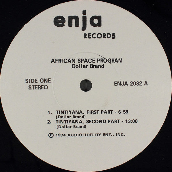 Dollar Brand : African Space Program (LP, Album)