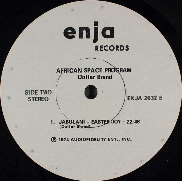 Dollar Brand : African Space Program (LP, Album)