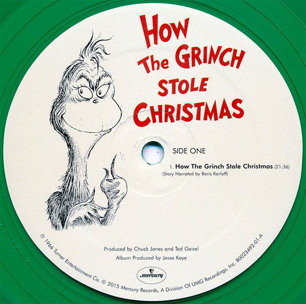 Dr. Seuss : How The Grinch Stole Christmas (LP, Album, RP, Gre)