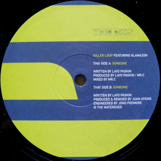 Killer Loop Featuring Glamazon : Someone (12")