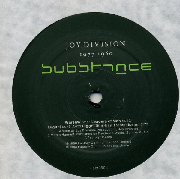 Joy Division : Substance (LP, Comp)