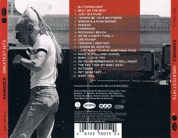 Ramones : Greatest Hits (CD, Comp, RM)