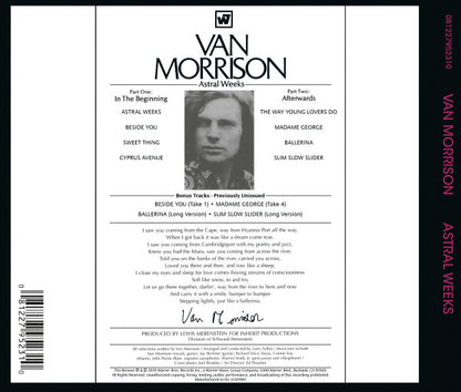 Van Morrison : Astral Weeks (CD, Album, RE, RM, Dig)