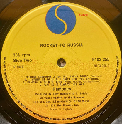 Ramones : Rocket To Russia (LP, Album)