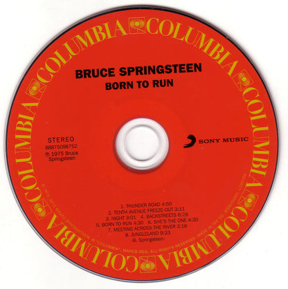 Bruce Springsteen : Born To Run (CD, Album, RE, RM, Son)