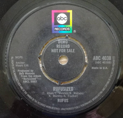 Rufus : Stop on By (7", Single, Promo)