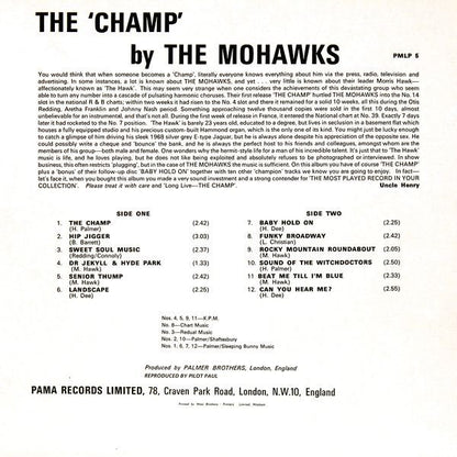 The Mohawks : The Champ (LP, Album, RE)