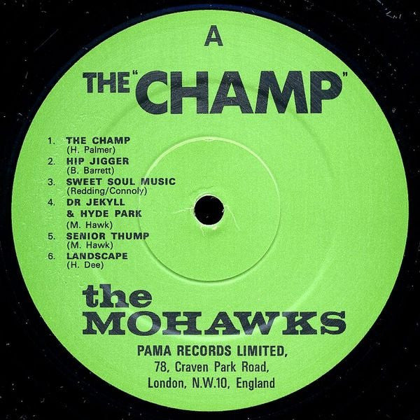 The Mohawks : The Champ (LP, Album, RE)