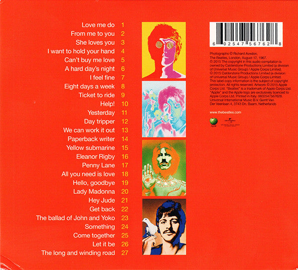 The Beatles : 1 (CD, Comp, RE, RM)