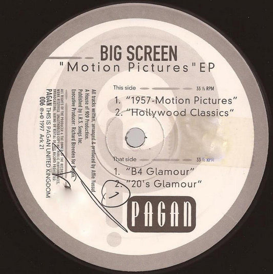 Big Screen : Motion Pictures EP (12", EP)