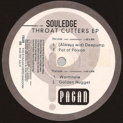 Souledge* : Throat Cutters EP (12", EP)