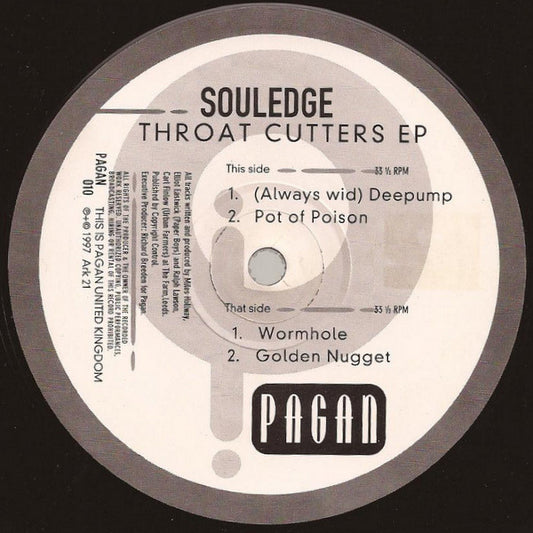 Souledge* : Throat Cutters EP (12", EP)