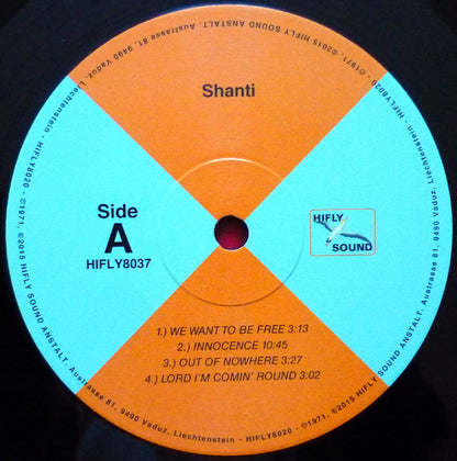 Shanti (5) : Shanti (LP, Album, RE)