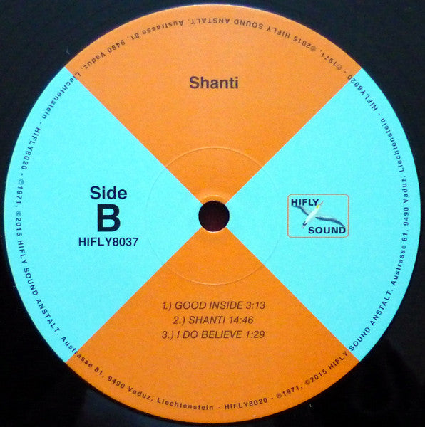 Shanti (5) : Shanti (LP, Album, RE)