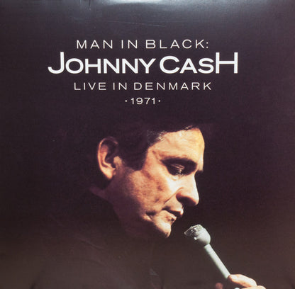 Johnny Cash : Man In Black: Live In Denmark 1971 (LP, RSD, Whi + LP, Red + Album, Ltd)