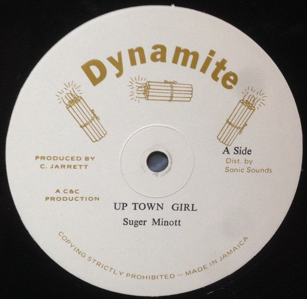 Sugar Minott / Al Campbell : Up Town Girl / Bad Boy (12")