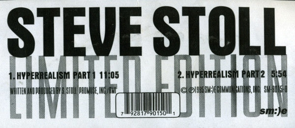 Steve Stoll : Hyperrealism (10", Shape, Ltd, Cir)