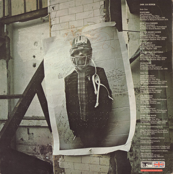 The Who : Odds & Sods (LP, Album, Die)