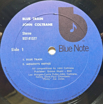 John Coltrane : Blue Train (LP, Album, RE, Bla)