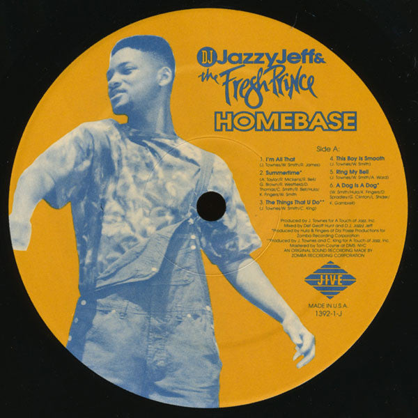 DJ Jazzy Jeff & The Fresh Prince : Homebase (LP, Album)