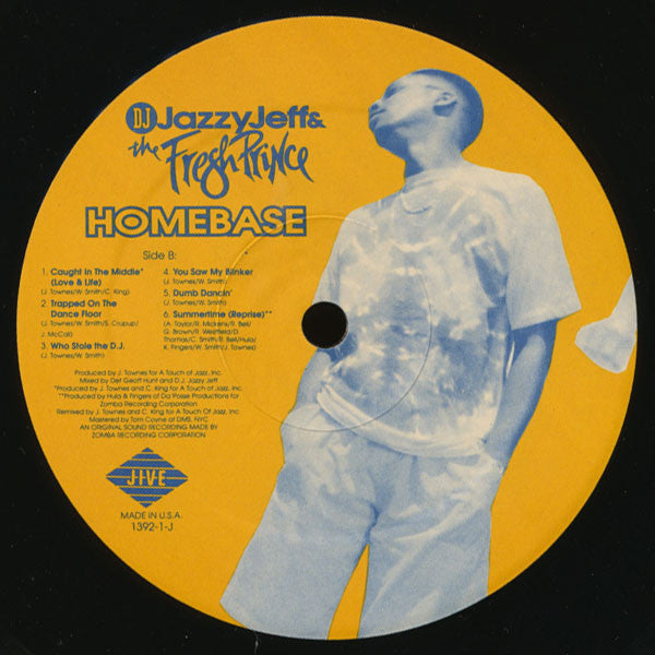 DJ Jazzy Jeff & The Fresh Prince : Homebase (LP, Album)