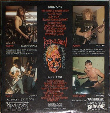 Repulsion : Horrified (LP, Album, RE)