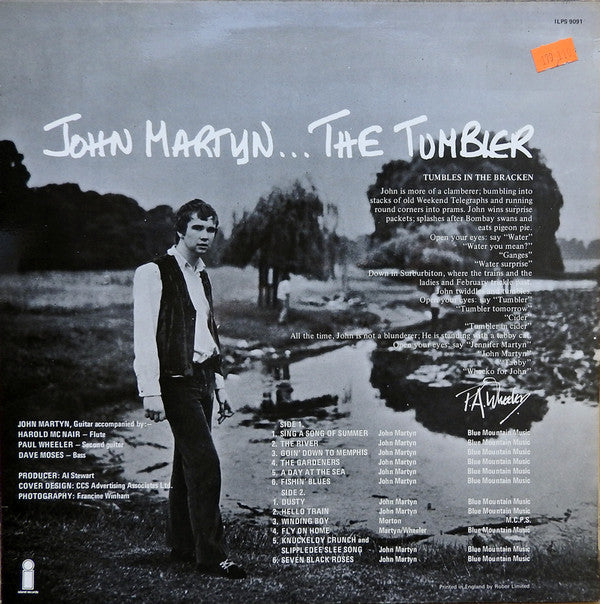 John Martyn : The Tumbler (LP, Album, RE, Blu)