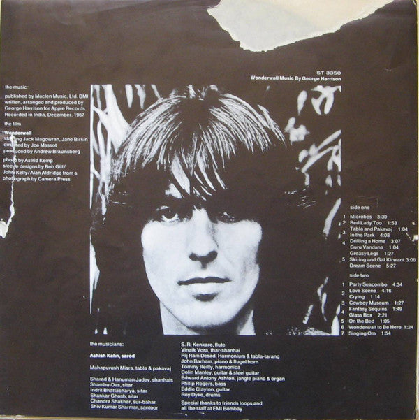 George Harrison : Wonderwall Music (LP, Album, Scr)