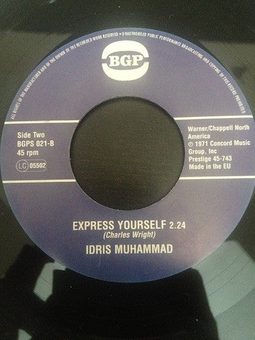 Idris Muhammad : Super Bad / Express Yourself (7", Single, RE, RP)