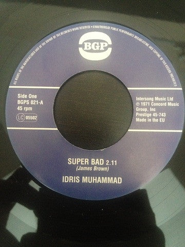 Idris Muhammad : Super Bad / Express Yourself (7", Single, RE, RP)