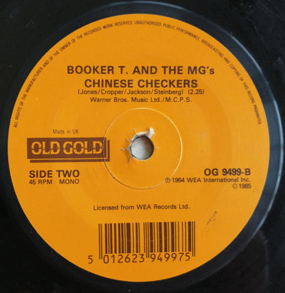 Booker T & The MG's : Green Onions / Chinese Checkers (7", Single, Mono)