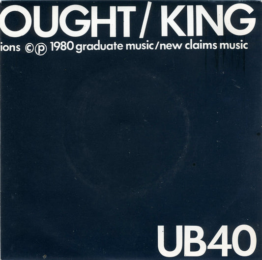 UB40 : King / Food For Thought (7", Single, Pap)