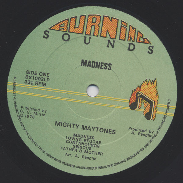 Mighty Maytones* : Madness (LP, Album, Gre)