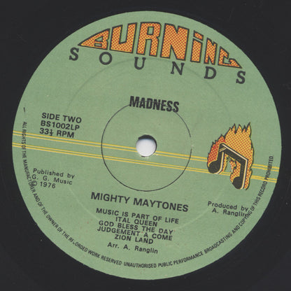 Mighty Maytones* : Madness (LP, Album, Gre)