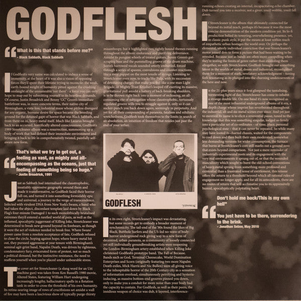 Godflesh : Streetcleaner (LP, Album, Ltd, RE, RM, Ora)