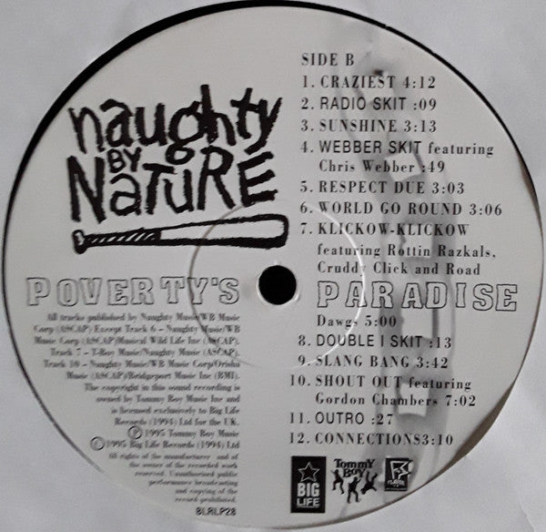 Naughty By Nature : Poverty's Paradise (LP, Album)