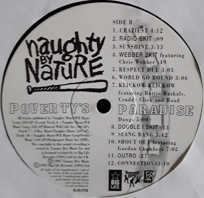 Naughty By Nature : Poverty's Paradise (LP, Album)