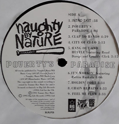 Naughty By Nature : Poverty's Paradise (LP, Album)