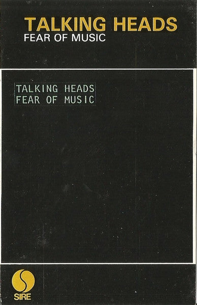 Talking Heads : Fear Of Music (Cass, Album, Blu)