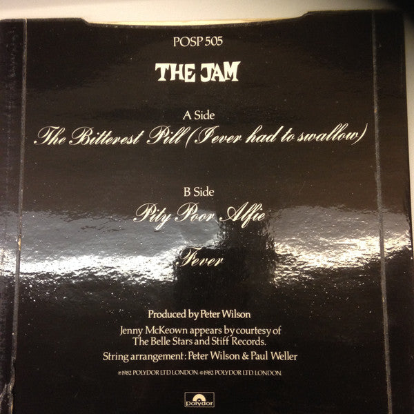 The Jam : The Bitterest Pill (I Ever Had To Swallow) (7", Single, Fre)