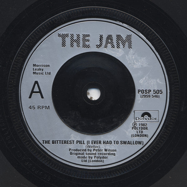 The Jam : The Bitterest Pill (I Ever Had To Swallow) (7", Single, Fre)