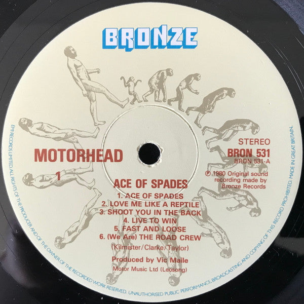 Motörhead : Ace Of Spades (LP, Album, EMI)