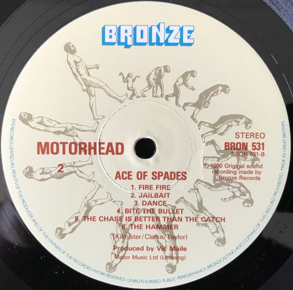 Motörhead : Ace Of Spades (LP, Album, EMI)