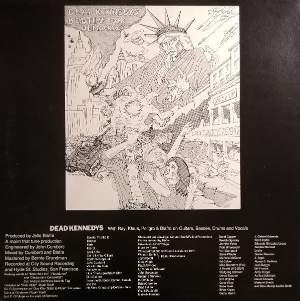 Dead Kennedys : Bedtime For Democracy (LP, Album, Gat)