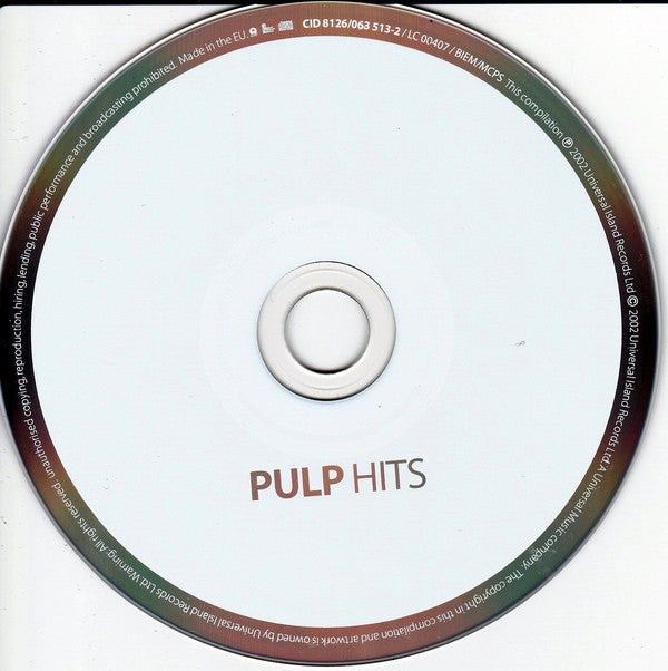 Pulp : Hits (CD, Comp, RP)