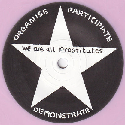 The Pop Group : We Are All Prostitutes (7", Single, Ltd, RE, Pin)