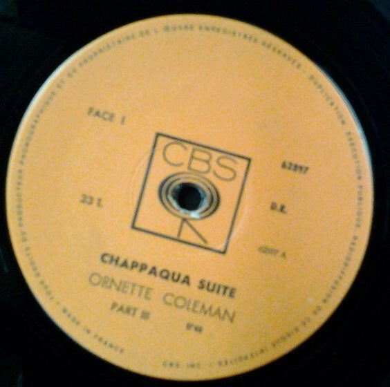 Ornette Coleman : Chappaqua Suite 2xLP, Album, Mono, Gat (VG+ / VG